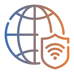 Standortkopplung / VPN Icon – Sichere Standortvernetzung für Ihre IT-Infrastruktur Symbolisches Icon für Standortkopplung und VPN mit Fokus auf sichere Datenverbindungen zwischen Unternehmensstandorten zur Förderung der Zusammenarbeit und Effizienz in der IT-Infrastruktur