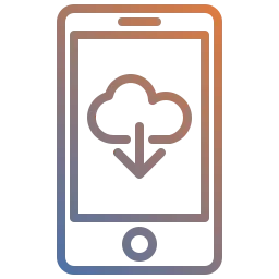 Symbol für cloudbasierte Telefonanlage mit Funktionen wie Voicemail, Anrufweiterleitung und standortunabhängiger Kommunikation