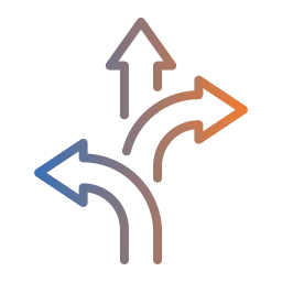 Symbolisches Icon für Flexibilität