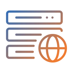 Hosting – Sichere und skalierbare Hosting-Lösungen für Unternehmen Symbolisches Icon für Hosting in der IT-Infrastruktur mit Fokus auf individuelle Serverlösungen, Managed Hosting, regelmäßige Backups und flexible Skalierbarkeit