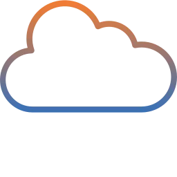 Cloudbasierte Lösung – ortsunabhängiger Zugriff auf Microsoft 365 Icon einer Wolke als Symbol für cloudbasierte Microsoft 365 Lösung mit flexiblem Datenzugriff von überall